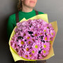 9 розовых кустовых хризантем фото 3